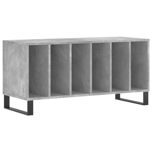 Record Cabinet Concrete Grey 100x38x48 cm Engineered Wood Record Cabinet Concrete Grey 100x38x48 cm Engineered Wood