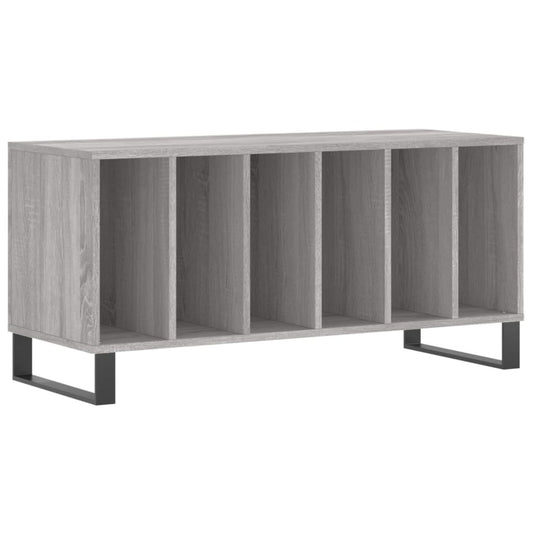 Record Cabinet Grey Sonoma 100x38x48 cm Engineered Wood Record Cabinet Grey Sonoma 100x38x48 cm Engineered Wood