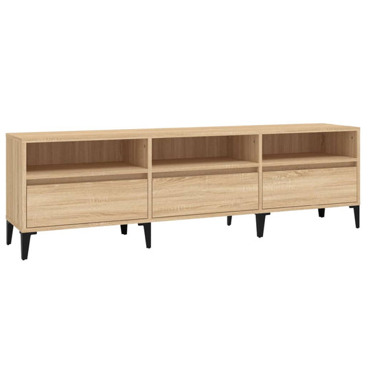 TV Cabinet Sonoma Oak 150x30x44,5 cm Engineered Wood TV Cabinet Sonoma Oak 150x30x44,5 cm Engineered Wood