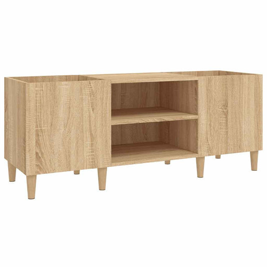 Record Cabinet Sonoma Oak 121x38x48 cm Engineered Wood Record Cabinet Sonoma Oak 121x38x48 cm Engineered Wood