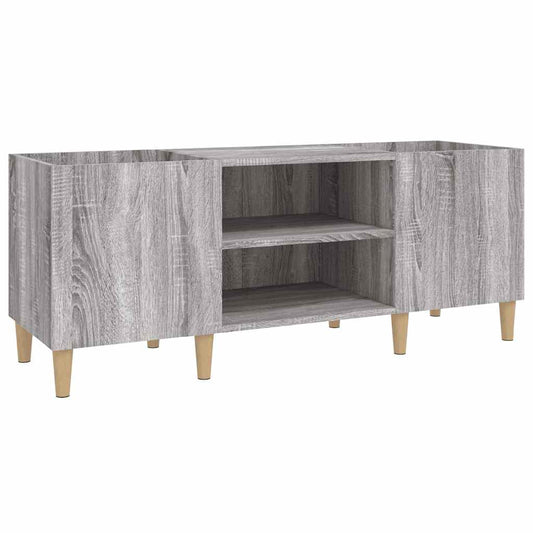 Record Cabinet Grey Sonoma 121x38x48 cm Engineered Wood Record Cabinet Grey Sonoma 121x38x48 cm Engineered Wood