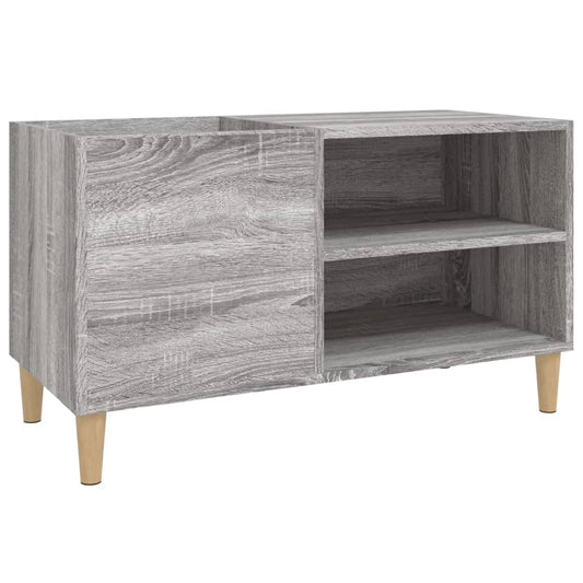 Record Cabinet Grey Sonoma 84.5x38x48 cm Engineered Wood Record Cabinet Grey Sonoma 84.5x38x48 cm Engineered Wood