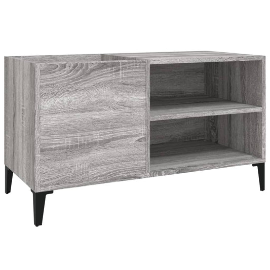 Record Cabinet Grey Sonoma 84.5x38x48 cm Engineered Wood Record Cabinet Grey Sonoma 84.5x38x48 cm Engineered Wood