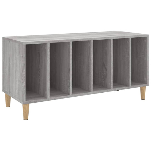 Record Cabinet Grey Sonoma 100x38x48 cm Engineered Wood Record Cabinet Grey Sonoma 100x38x48 cm Engineered Wood