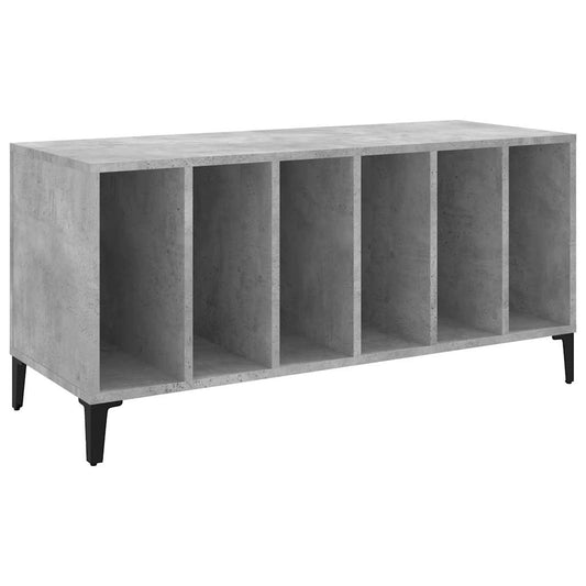 Record Cabinet Concrete Grey 100x38x48 cm Engineered Wood Record Cabinet Concrete Grey 100x38x48 cm Engineered Wood