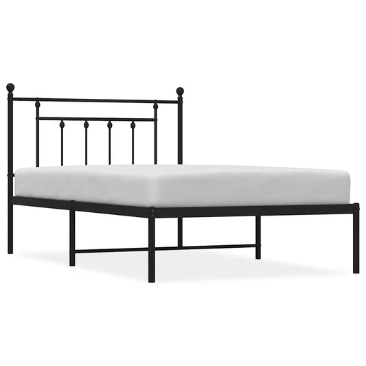 Bed Frame | Black | Steel | Single | Bed Frame | Rectangular | Industrial Bed Frame | Black | Steel | Single | Bed Frame | Rectangular | Industrial