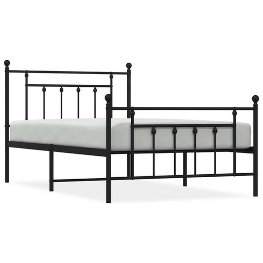 Bed Frame | Black | Steel | Single | Industrial | Bed Frame | Rectangular Bed Frame | Black | Steel | Single | Industrial | Bed Frame | Rectangular