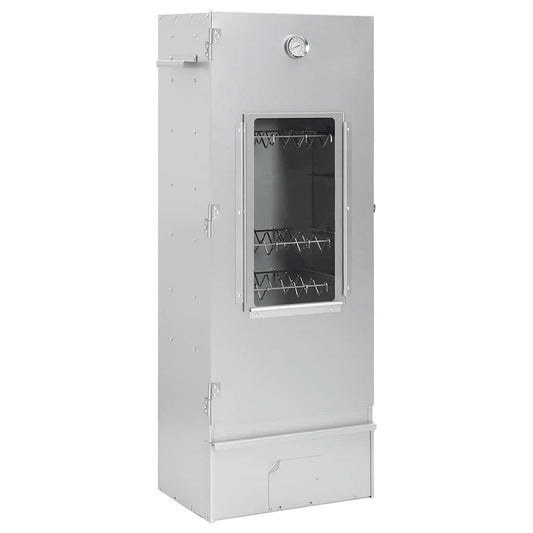 BBQ Oven Smoker with Wood Chips 44.5x29x110 cm Galvanised steel BBQ Oven Smoker with Wood Chips 44.5x29x110 cm Galvanised steel
