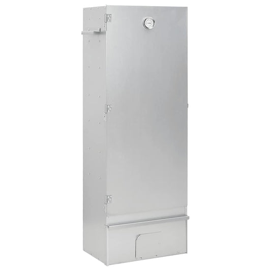 BBQ Oven Smoker with Wood Chips 44.5x29x110 cm Galvanised steel BBQ Oven Smoker with Wood Chips 44.5x29x110 cm Galvanised steel