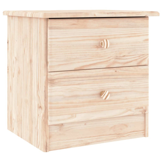 Bedside Cabinet ALTA 41x35x41 cm Solid Wood Pine Bedside Cabinet ALTA 41x35x41 cm Solid Wood Pine