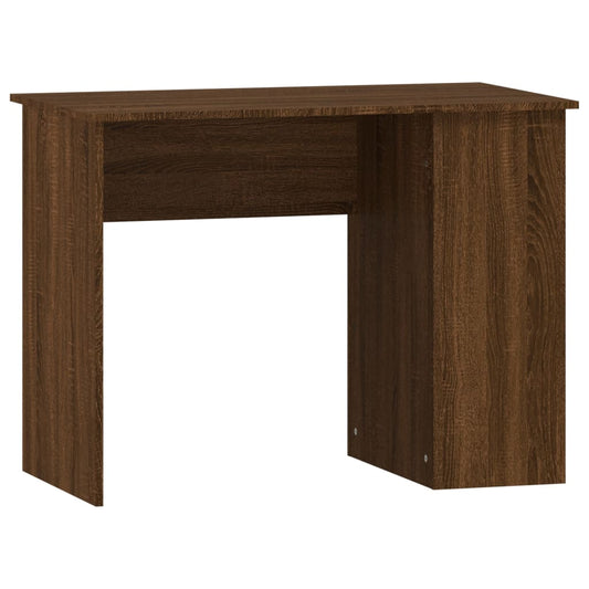 Desk Brown Oak 100x55x75 cm Engineered Wood Desk Brown Oak 100x55x75 cm Engineered Wood