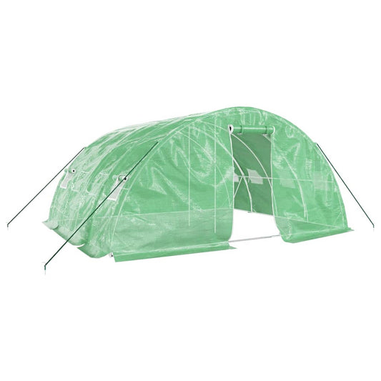 Greenhouse with Steel Frame Green 20 m² 5x4x2.3 m Greenhouse with Steel Frame Green 20 m² 5x4x2.3 m
