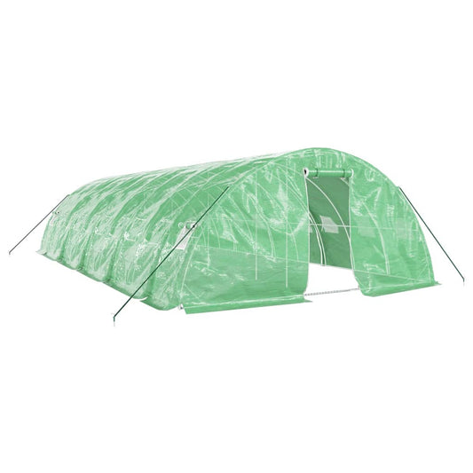 Greenhouse with Steel Frame Green 50 m² 10x5x2.3 m Greenhouse with Steel Frame Green 50 m² 10x5x2.3 m