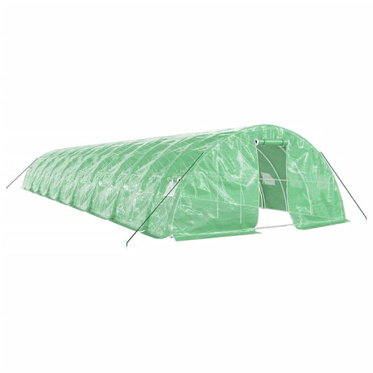 Greenhouse with Steel Frame Green 90 m² 18x5x2.3 m Greenhouse with Steel Frame Green 90 m² 18x5x2.3 m