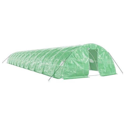 Greenhouse with Steel Frame Green 110 m² 22x5x2.3 m Greenhouse with Steel Frame Green 110 m² 22x5x2.3 m