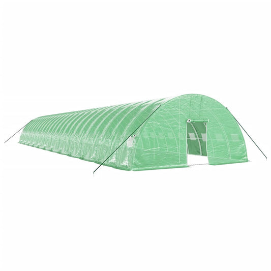 Greenhouse with Steel Frame Green 144 m² 24x6x2.85 m Greenhouse with Steel Frame Green 144 m² 24x6x2.85 m