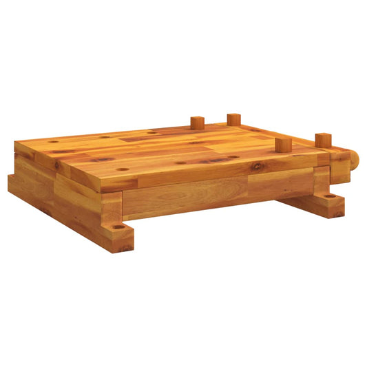 Workbench Tabletop with Vice 52x44x9.5 cm Solid Wood Acacia Workbench Tabletop with Vice 52x44x9.5 cm Solid Wood Acacia