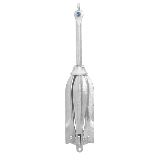 Folding Anchor Silver 10 kg Hot Dip Galvanized Cast Iron Folding Anchor Silver 10 kg Hot Dip Galvanized Cast Iron