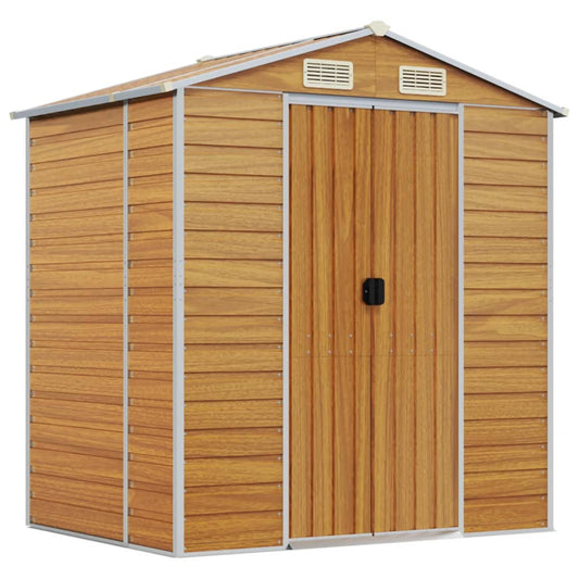 Garden Shed | Light brown | Galvanised steel | Large | Garden Shed Garden Shed | Light brown | Galvanised steel | Large | Garden Shed