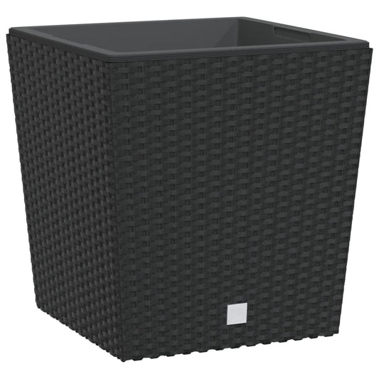 Planter with Removable Inner Anthracite 21 / 32 L PP Rattan Planter with Removable Inner Anthracite 21 / 32 L PP Rattan
