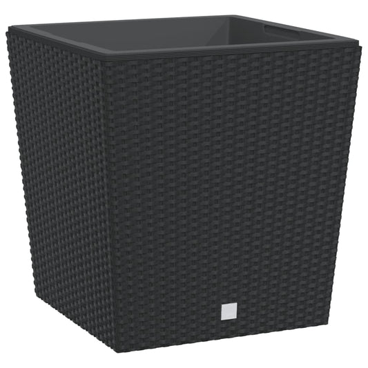 Planter with Removable Inner Anthracite 37 / 64 L PP Rattan Planter with Removable Inner Anthracite 37 / 64 L PP Rattan