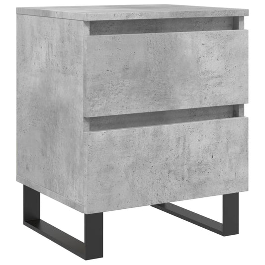 Bedside Cabinet Concrete Grey 40x35x50 cm Engineered Wood Bedside Cabinet Concrete Grey 40x35x50 cm Engineered Wood