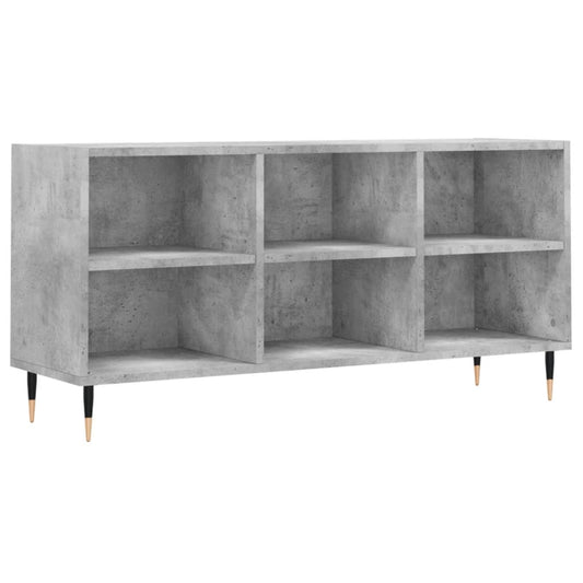 TV Cabinet Concrete Grey 103,5x30x50 cm Engineered Wood TV Cabinet Concrete Grey 103,5x30x50 cm Engineered Wood