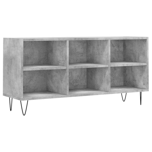 TV Cabinet Concrete Grey 103.5x30x50 cm Engineered Wood TV Cabinet Concrete Grey 103.5x30x50 cm Engineered Wood