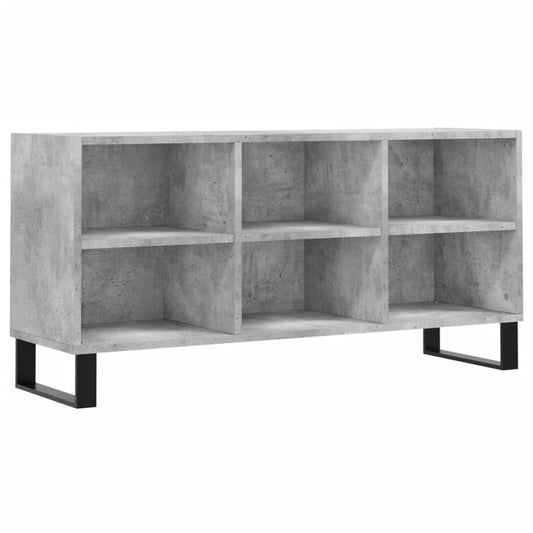 TV Cabinet Concrete Grey 103,5x30x50 cm Engineered Wood TV Cabinet Concrete Grey 103,5x30x50 cm Engineered Wood