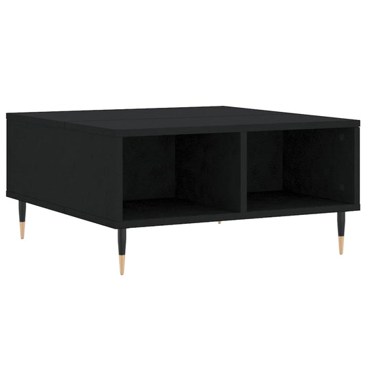 Coffee Table Black 60x60x30 cm Engineered Wood Coffee Table Black 60x60x30 cm Engineered Wood