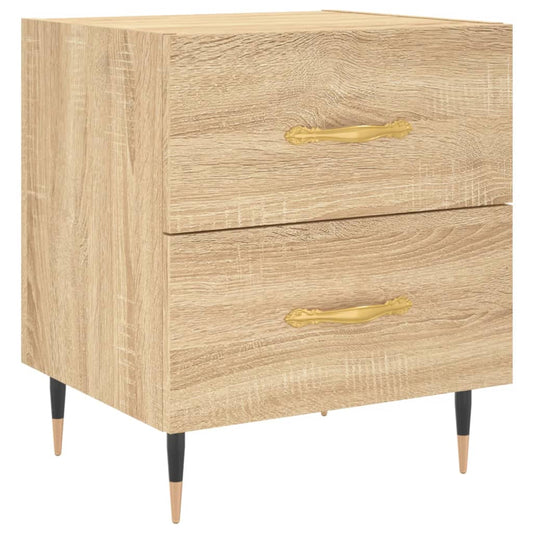 Bedside Cabinet Sonoma Oak 40x35x47.5 cm Engineered Wood Bedside Cabinet Sonoma Oak 40x35x47.5 cm Engineered Wood