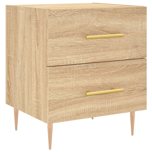 Bedside Cabinet Sonoma Oak 40x35x47.5 cm Engineered Wood Bedside Cabinet Sonoma Oak 40x35x47.5 cm Engineered Wood