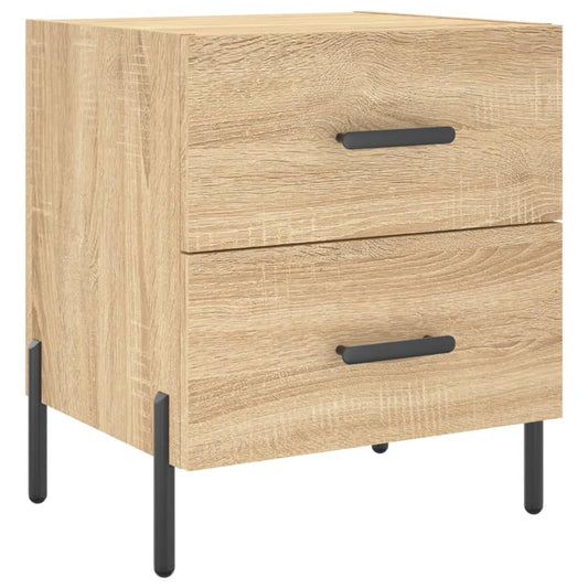 Bedside Cabinet Sonoma Oak 40x35x47.5 cm Engineered Wood Bedside Cabinet Sonoma Oak 40x35x47.5 cm Engineered Wood