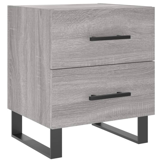 Bedside Cabinet Grey Sonoma 40x35x47,5 cm Engineered Wood Bedside Cabinet Grey Sonoma 40x35x47,5 cm Engineered Wood