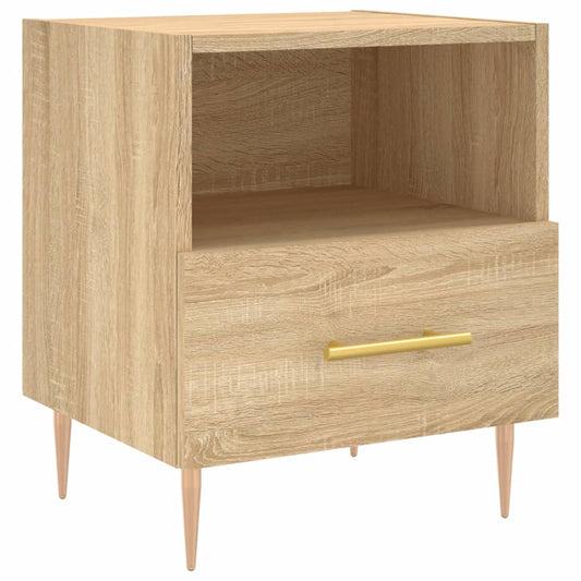 Bedside Cabinet Sonoma Oak 40x35x47.5 cm Engineered Wood Bedside Cabinet Sonoma Oak 40x35x47.5 cm Engineered Wood