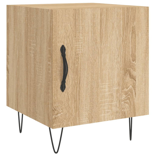 Bedside Cabinet Sonoma Oak 40x40x50 cm Engineered Wood Bedside Cabinet Sonoma Oak 40x40x50 cm Engineered Wood