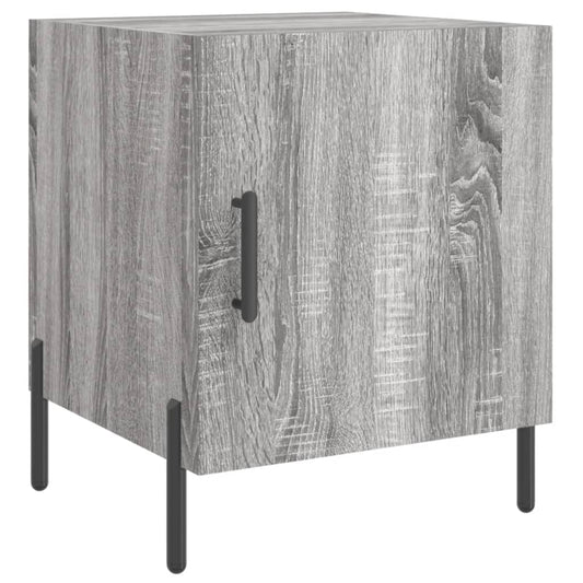 Bedside Cabinet Grey Sonoma 40x40x50 cm Engineered Wood Bedside Cabinet Grey Sonoma 40x40x50 cm Engineered Wood