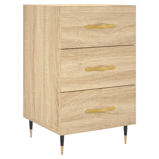Bedside Cabinet Sonoma Oak 40x40x66 cm Engineered Wood Bedside Cabinet Sonoma Oak 40x40x66 cm Engineered Wood