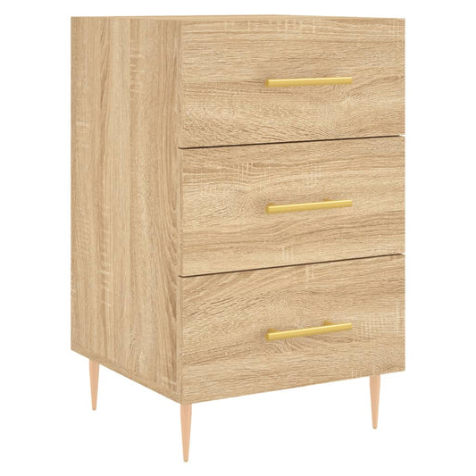 Bedside Cabinet Sonoma Oak 40x40x66 cm Engineered Wood Bedside Cabinet Sonoma Oak 40x40x66 cm Engineered Wood