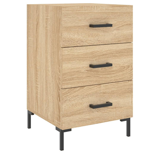 Bedside Cabinet Sonoma Oak 40x40x66 cm Engineered Wood Bedside Cabinet Sonoma Oak 40x40x66 cm Engineered Wood