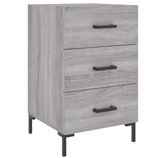Bedside Cabinet Grey Sonoma 40x40x66 cm Engineered Wood Bedside Cabinet Grey Sonoma 40x40x66 cm Engineered Wood