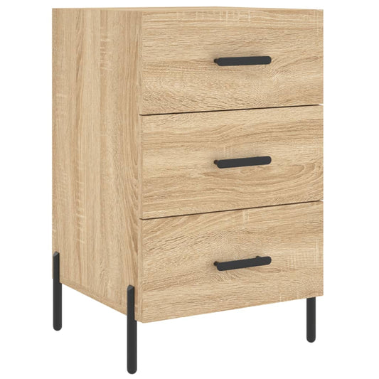 Bedside Cabinet Sonoma Oak 40x40x66 cm Engineered Wood Bedside Cabinet Sonoma Oak 40x40x66 cm Engineered Wood