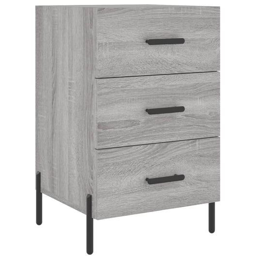 Bedside Cabinet Grey Sonoma 40x40x66 cm Engineered Wood Bedside Cabinet Grey Sonoma 40x40x66 cm Engineered Wood