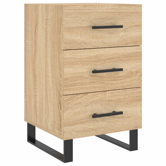 Bedside Cabinet Sonoma Oak 40x40x66 cm Engineered Wood Bedside Cabinet Sonoma Oak 40x40x66 cm Engineered Wood