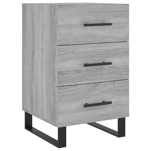 Bedside Cabinet Grey Sonoma 40x40x66 cm Engineered Wood Bedside Cabinet Grey Sonoma 40x40x66 cm Engineered Wood