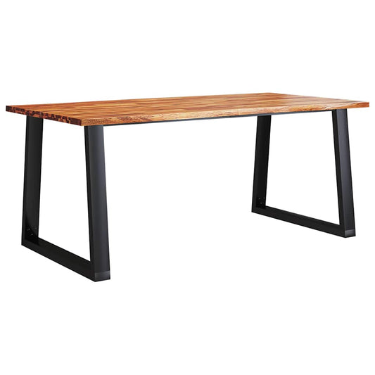Dining Table with Live Edge 180x90x75 cm Solid Wood Acacia Dining Table with Live Edge 180x90x75 cm Solid Wood Acacia