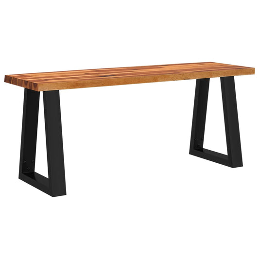 Bench with Live Edge 110 cm Solid Wood Acacia Bench with Live Edge 110 cm Solid Wood Acacia