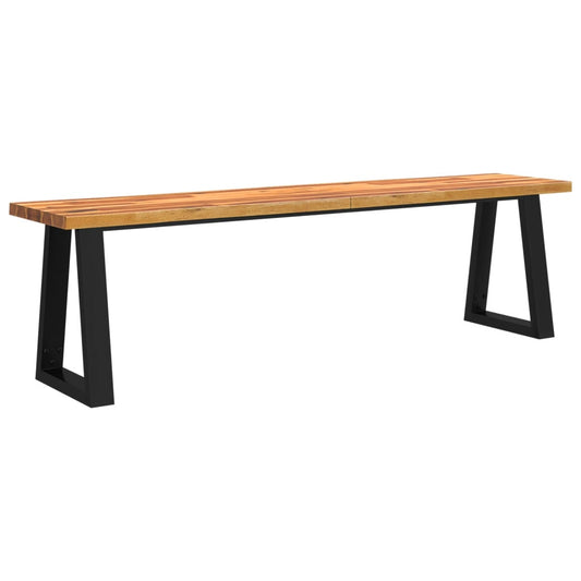 Bench with Live Edge 160 cm Solid Wood Acacia Bench with Live Edge 160 cm Solid Wood Acacia
