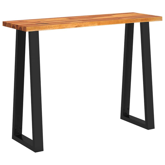 Console Table with Live Edge 110x35x80 cm Solid Wood Acacia Console Table with Live Edge 110x35x80 cm Solid Wood Acacia