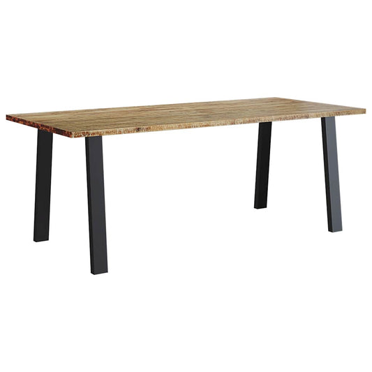 Dining Table 200x90x75 cm Solid Wood Acacia Dining Table 200x90x75 cm Solid Wood Acacia
